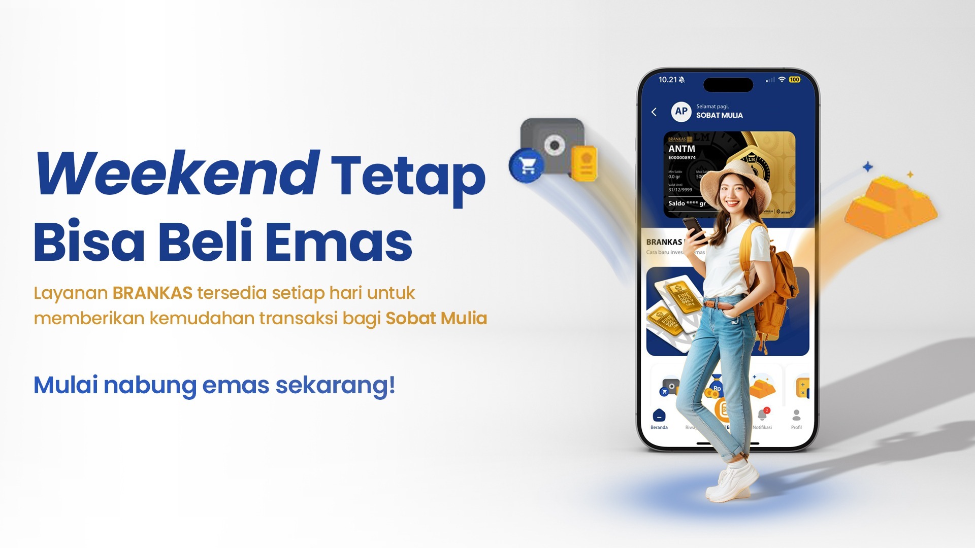 PEMBELIAN EMAS DI BRANKAS