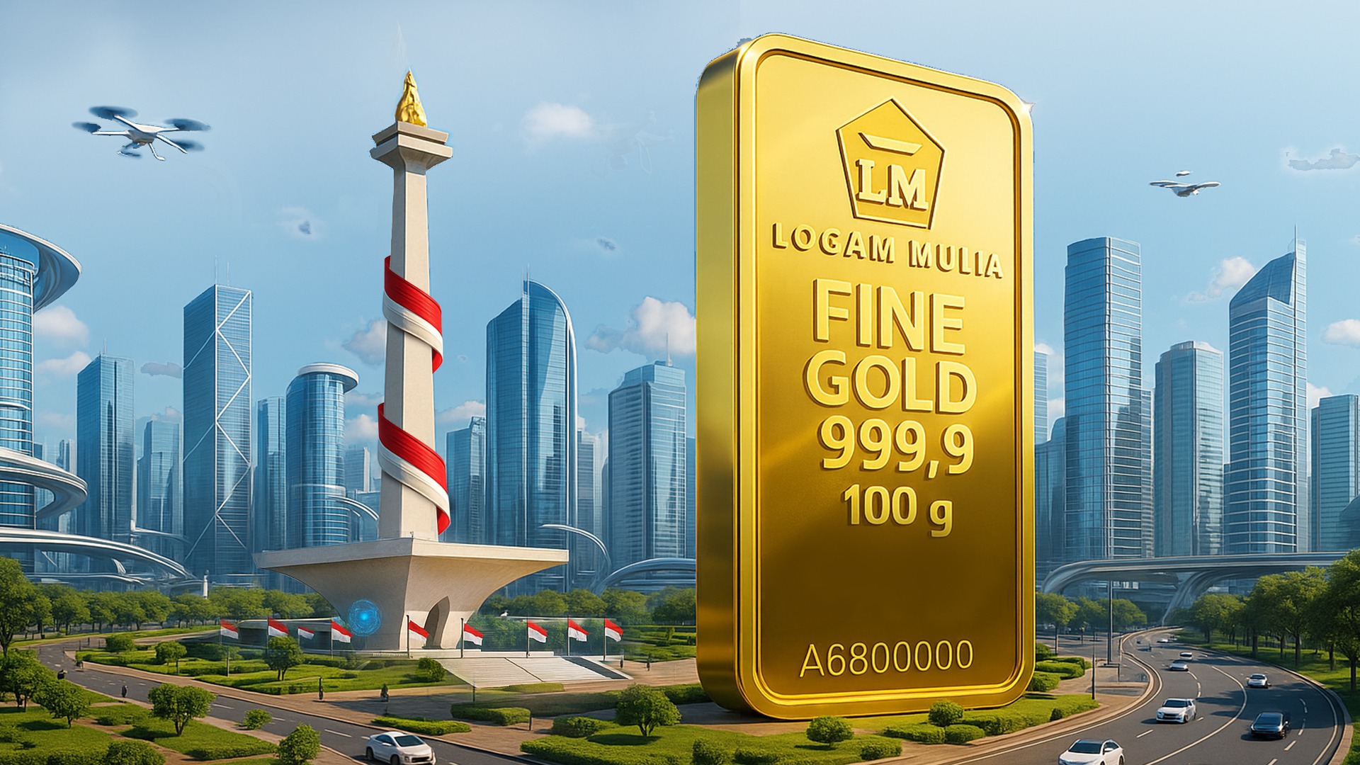 Jakarta 498 Tahun: Jadikan Emas ANTAM Logam Mulia sebagai Pendamping Setia Mimpimu 